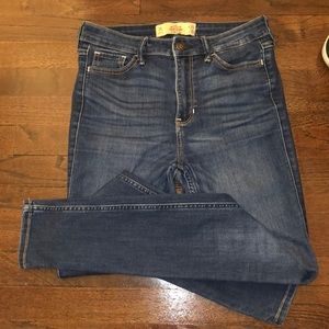 High rise super skinny Hollister Jeans